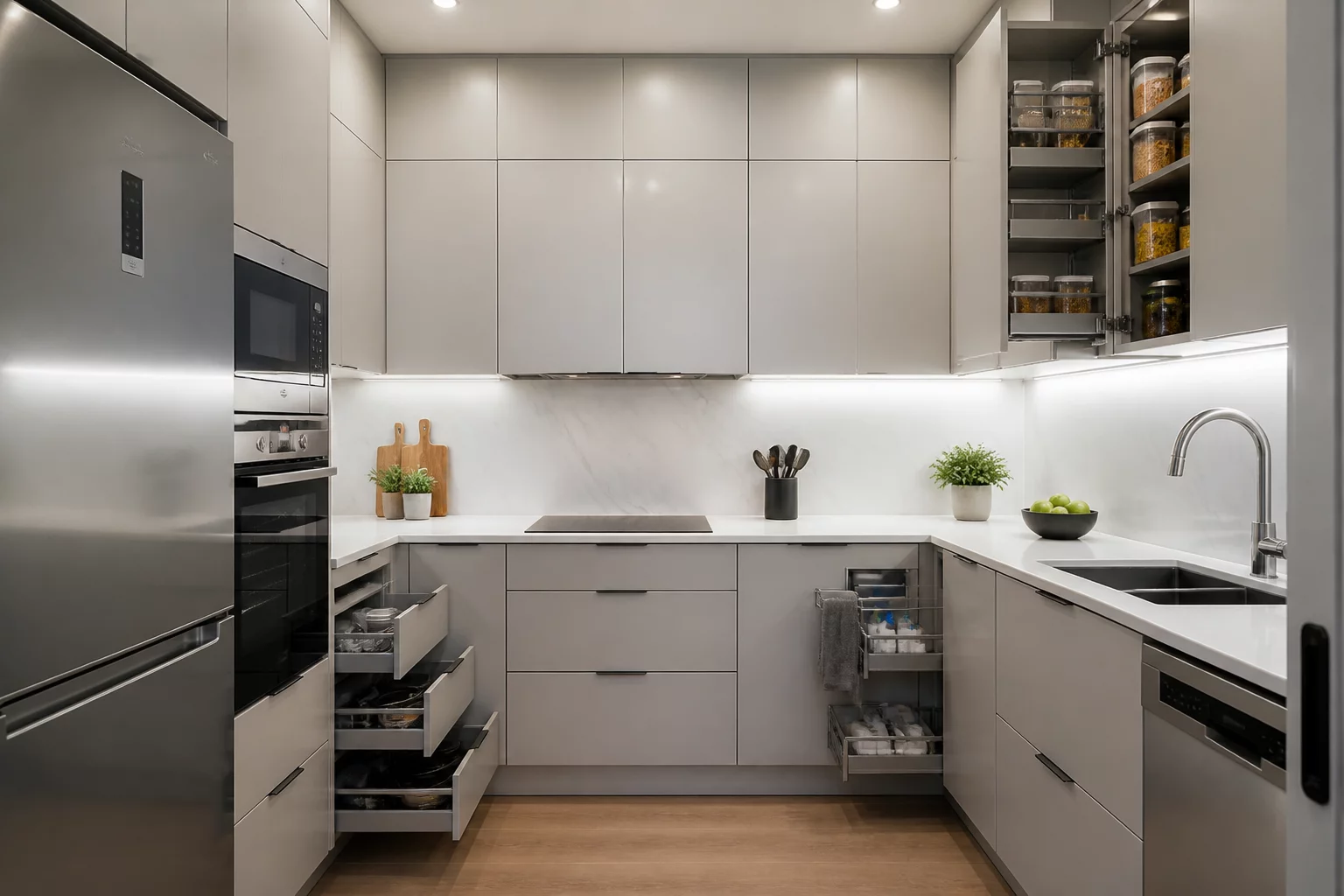 Compact Kitchen Layouts