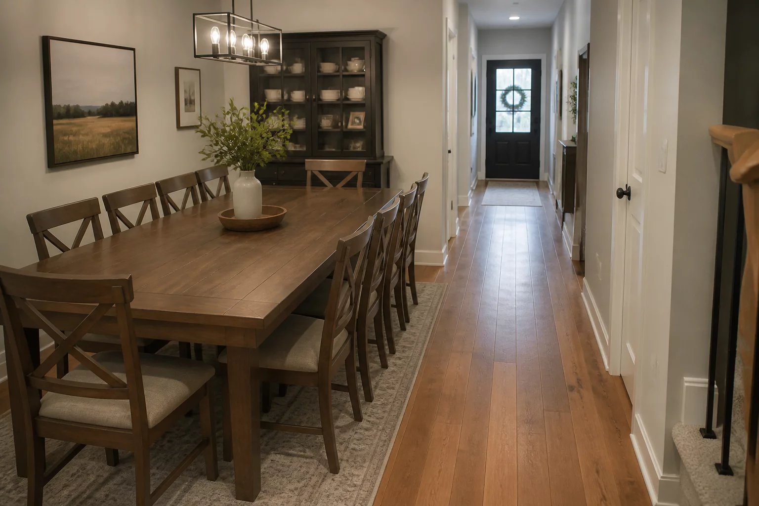 Dining area space planning
