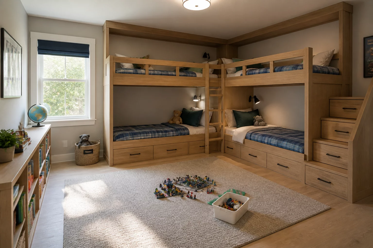 Shared Kids Bedroom Plans